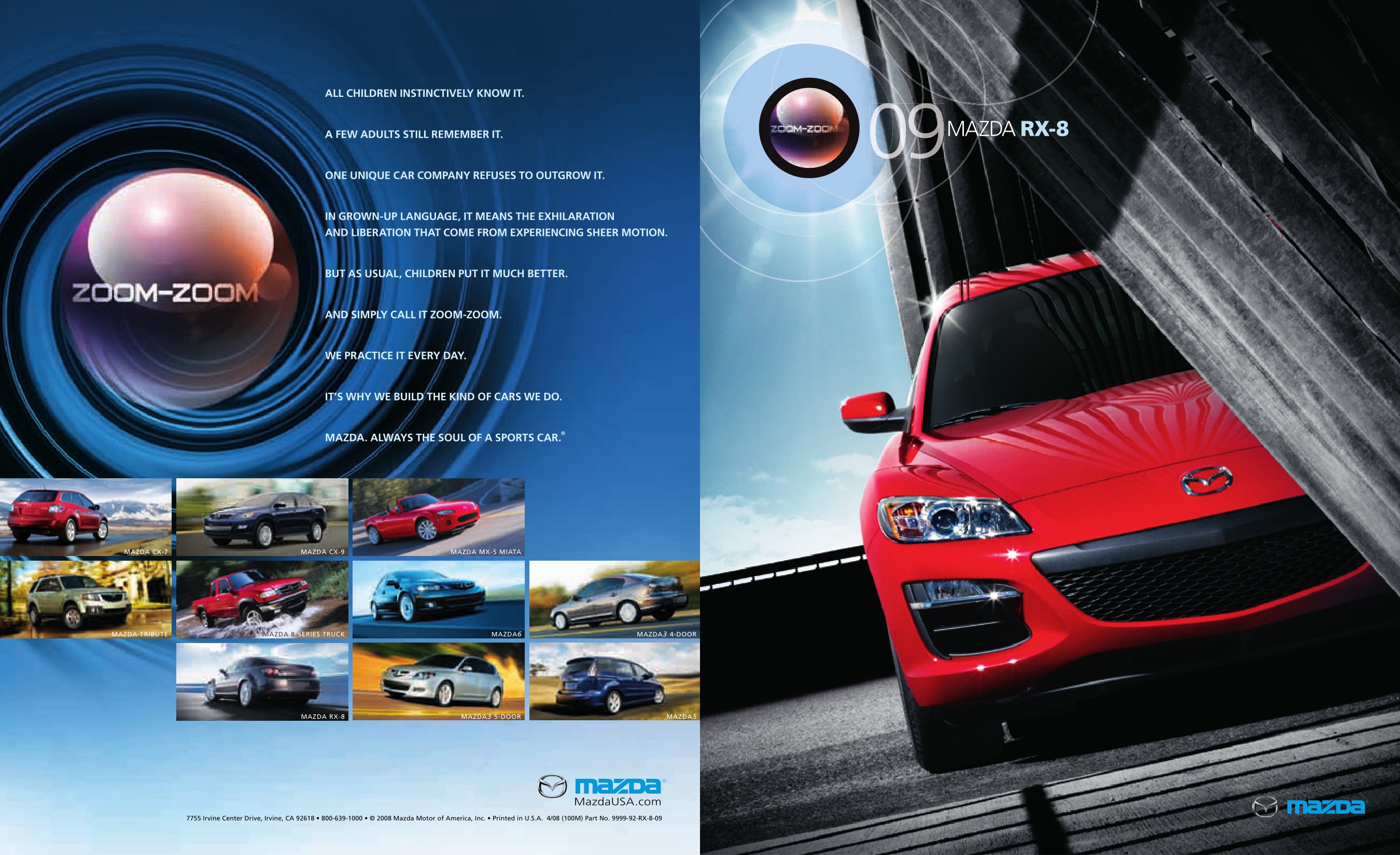 2009 Mazda RX-8 Brochure